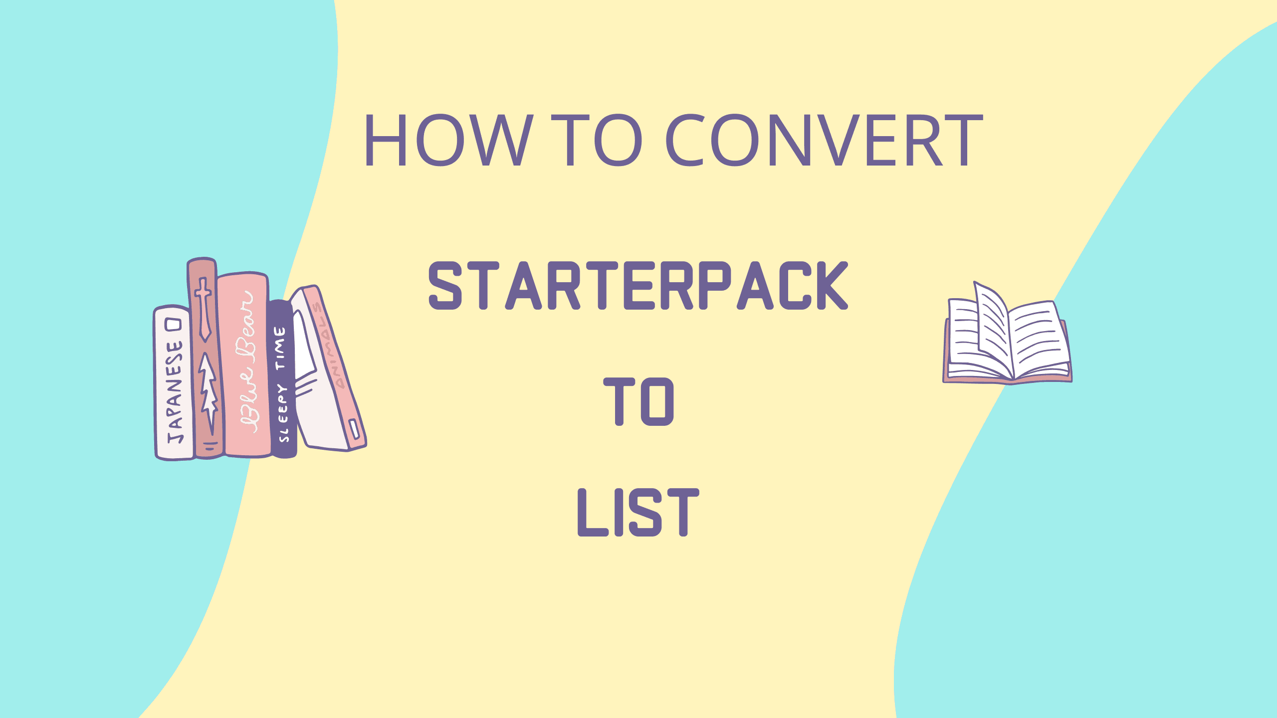 How to Convert Bluesky Starterpack to List