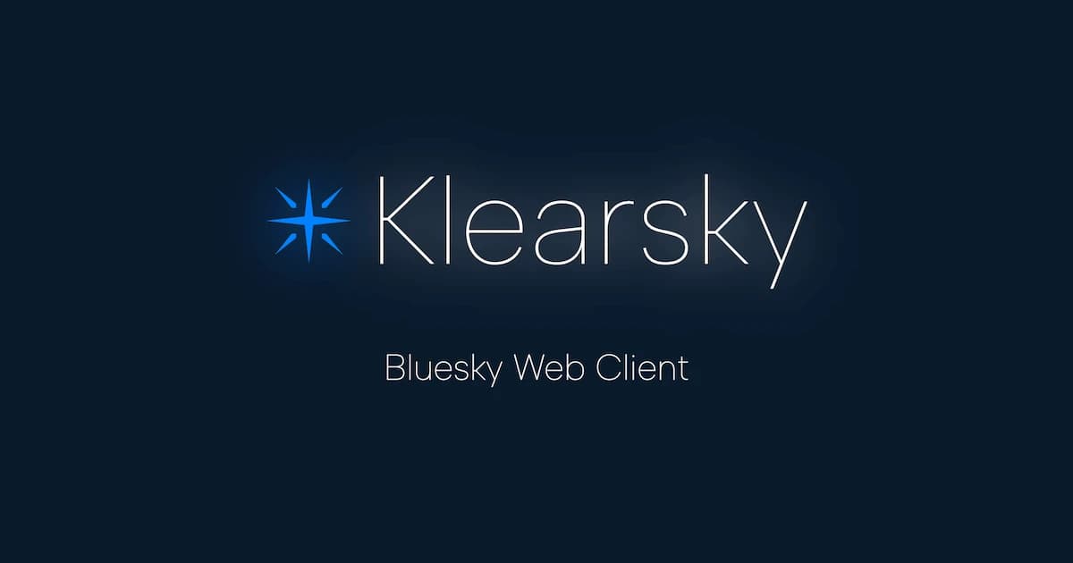 Screenshot of Klearsky website