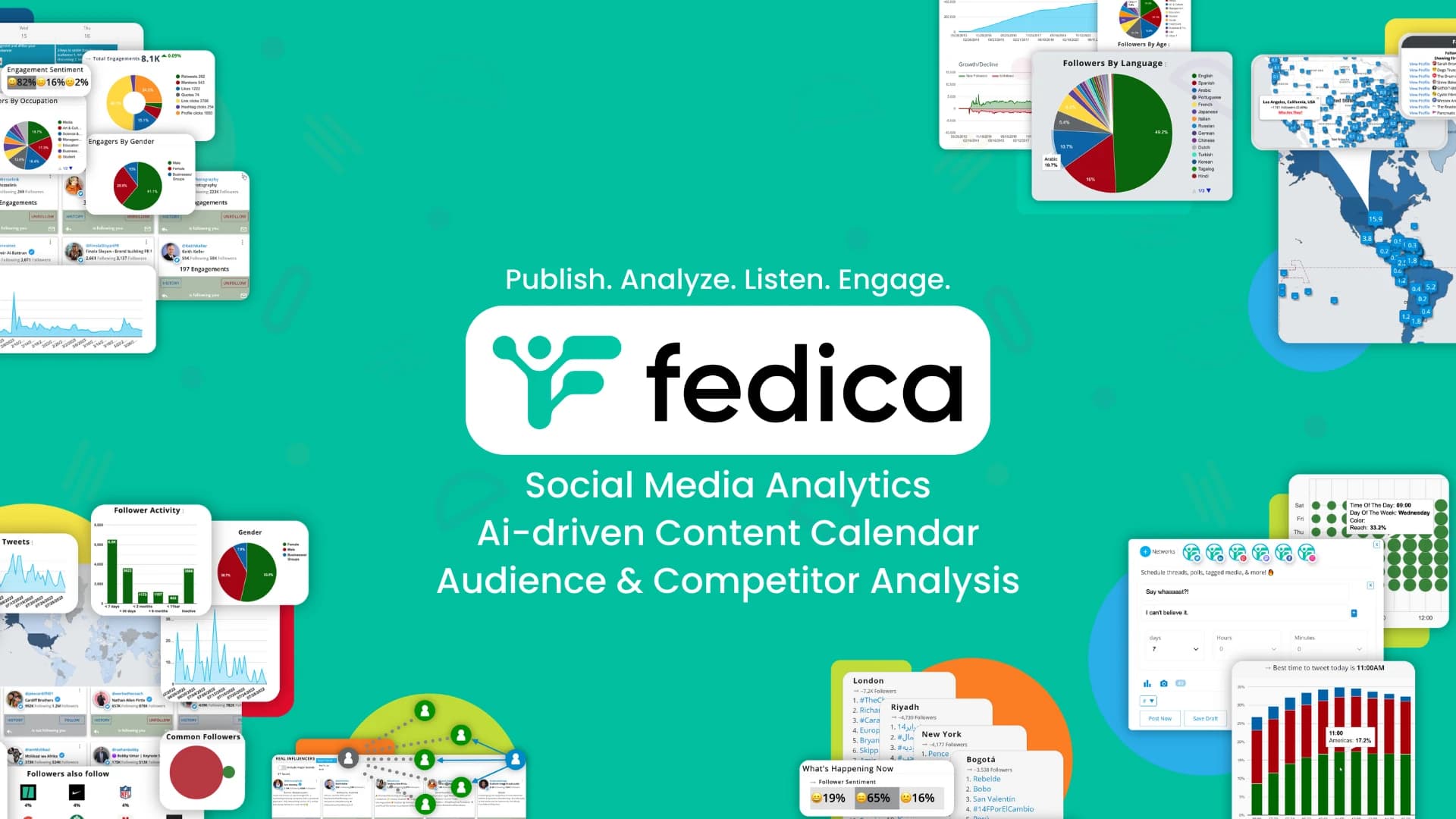 Screenshot of Fedica website